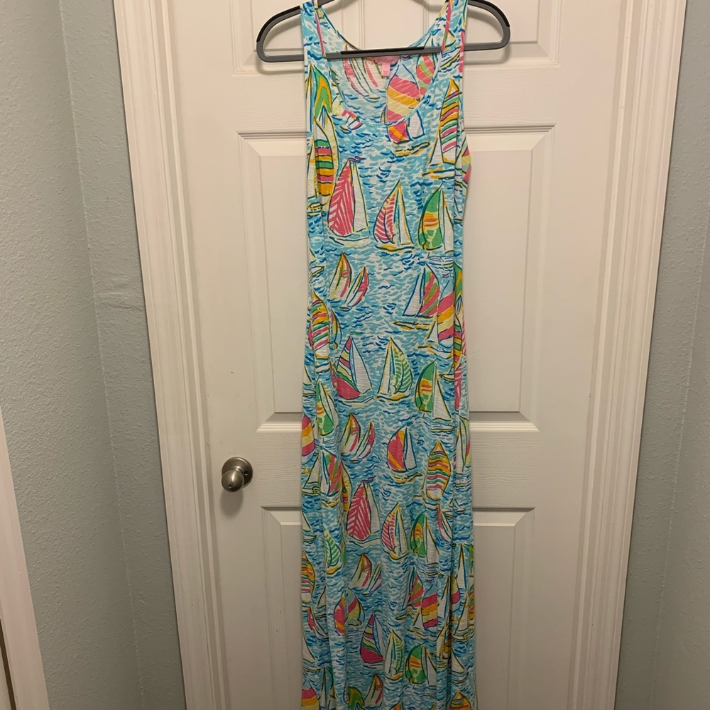 Lilly Pulitzer You Gotta Regatta L maxi dress